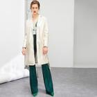 Shein Self Belted Pu Blazer