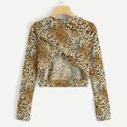 Shein Slim Fitted Leopard Top