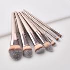 Shein Metallic Handle Makeup Brush 7pcs