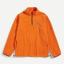 Shein Men Half Placket Teddy Jacket