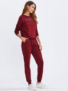 Shein Eyelet Crisscross Detail Pullover And Sweatpants Set