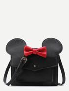 Shein Mickey Design Cute Pu Shoulder Bag