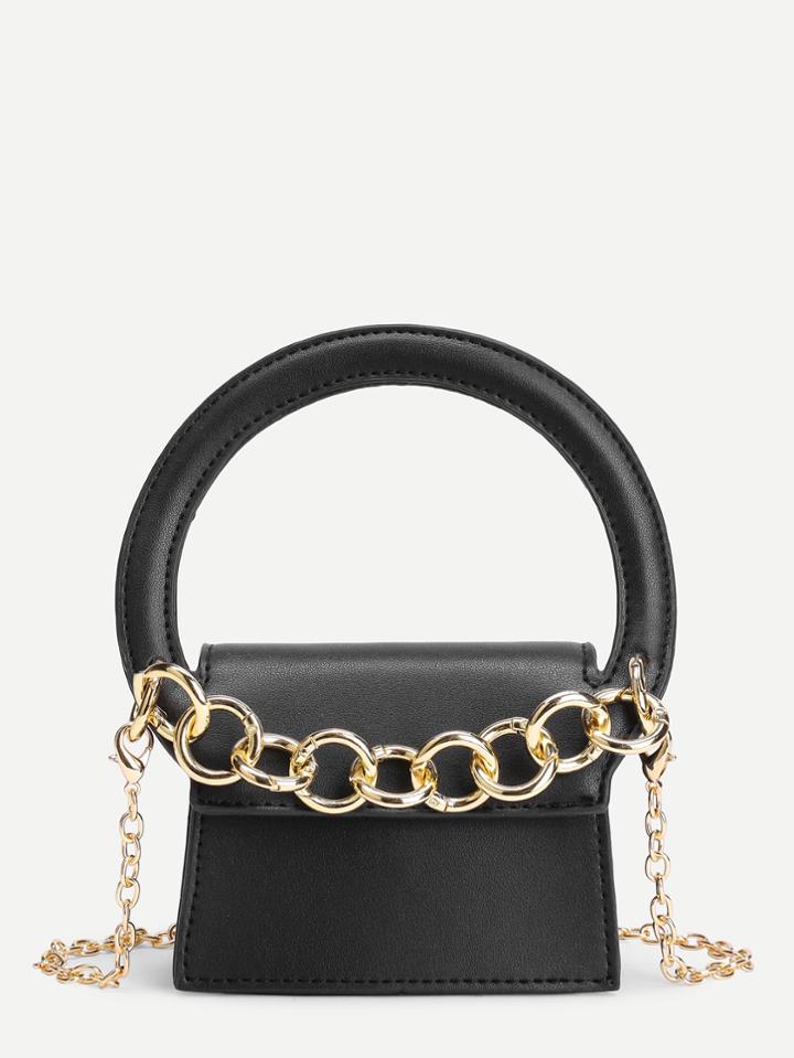 Shein Pu Chain Bag With Handle