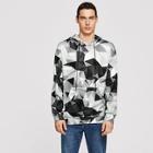 Shein Men Pocket Front Drawstring Color Block Hoodie