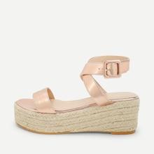 Shein Espadrille Flatform Sandals