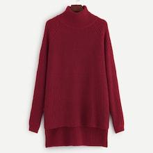 Shein Plus Raglan Sleeve  Stepped Hem Sweater