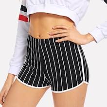 Shein Striped Skinny Shorts