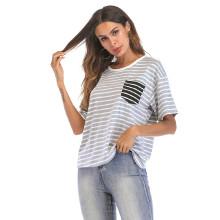 Shein Drop Shoulder Stripe Tee