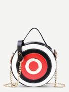 Shein Color Block Ball Shaped Pu Bag