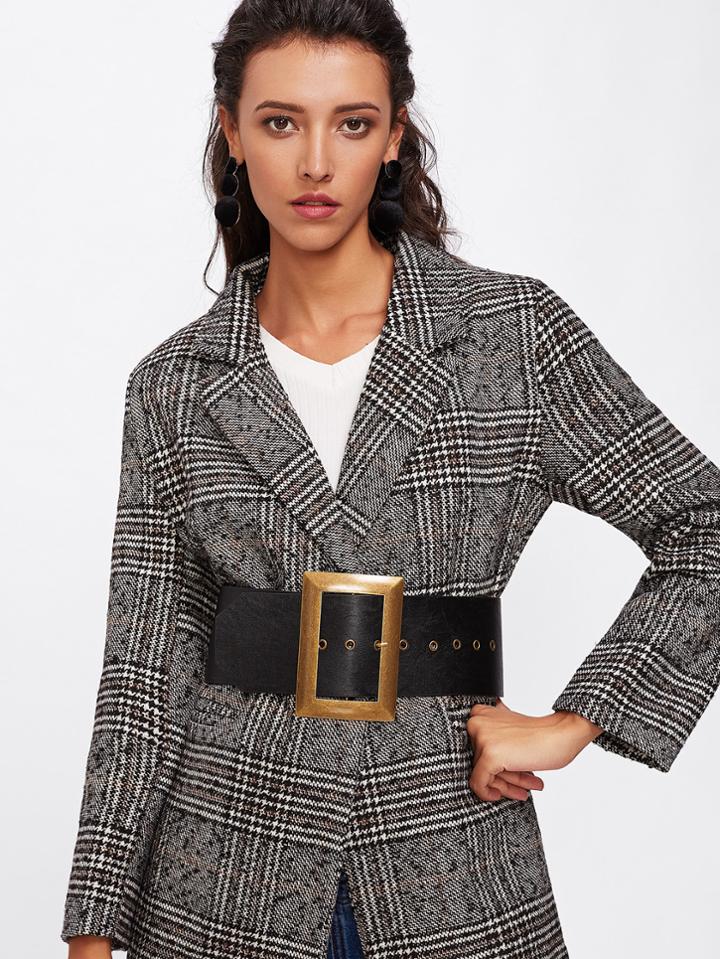 Shein Oversized Square Buckle Belt