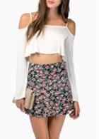 Rosewe Comfy Long Sleeve Off The Shoulder White T Shirts