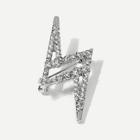 Shein Men Rhinestone Lightning Brooch