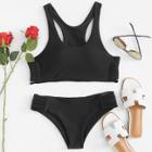 Shein Laddering Cut Side Bikini Set