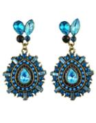 Shein New Model Elegant Hanging Drop Beautiful Rhinestone Earrings