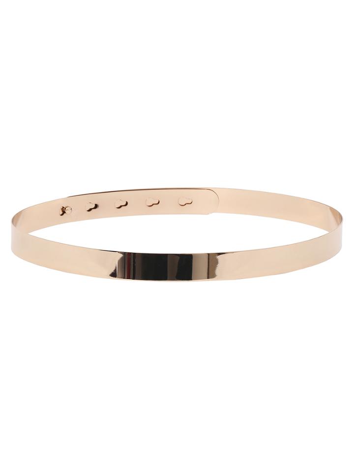 Shein Full Metal Waist Belt - Gold