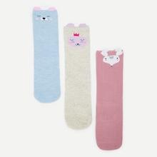 Shein Baby Animal Pattern Knee Length Socks 3pairs