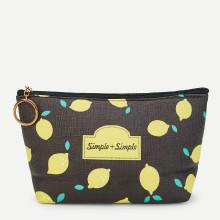 Shein Fruit Print Zipper Makeup Bag