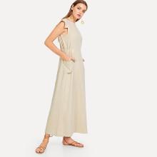 Shein V Cut Neck Dress