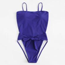 Shein Bow Tie Cutout Swimsuit
