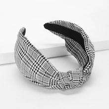 Shein Knot Houndstooth Headband