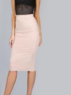 Shein Jersey Knit Midi Skirt