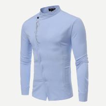 Shein Men Embroidery Plain Blouse