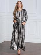 Shein Random Elastic Waist Maxi Dress