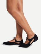 Shein Self Tie Pointed Toe Flats