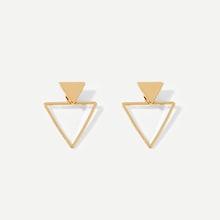 Shein Open Triangle Shaped Stud Earrings