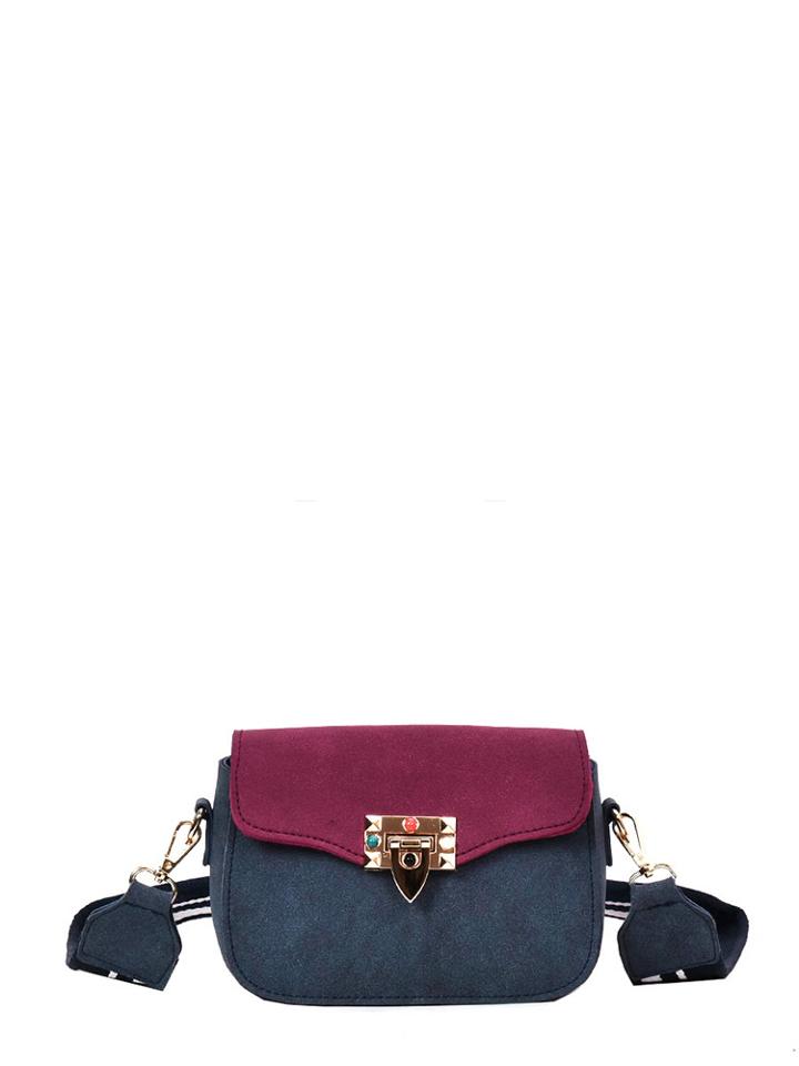 Shein Two Tone Flap Crossbody Bag