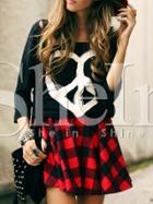 Shein Black Heart Print Loose T-shirt