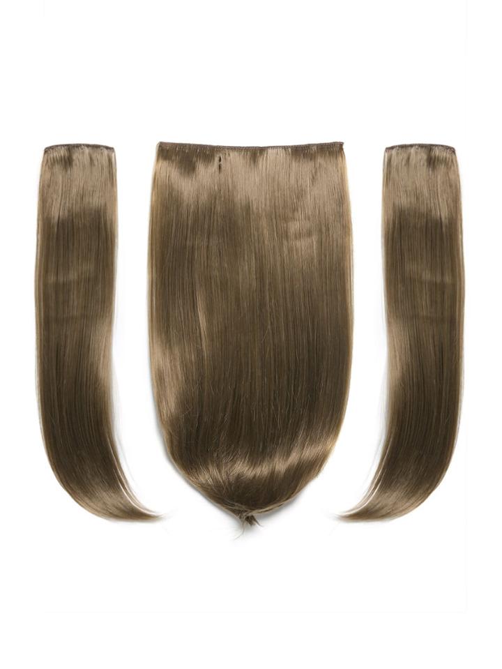 Shein Harvest Blonde Clip In Straight Hair Extension 3pcs