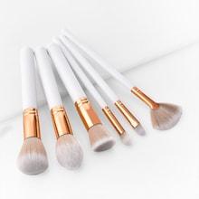Shein Two Tone  Handle Makeup Brush 6pcs