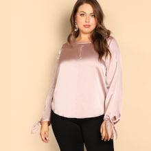Shein Plus Knot Cuff Solid Top