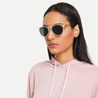 Shein Tinted Lens Frosted Frame Sunglasses