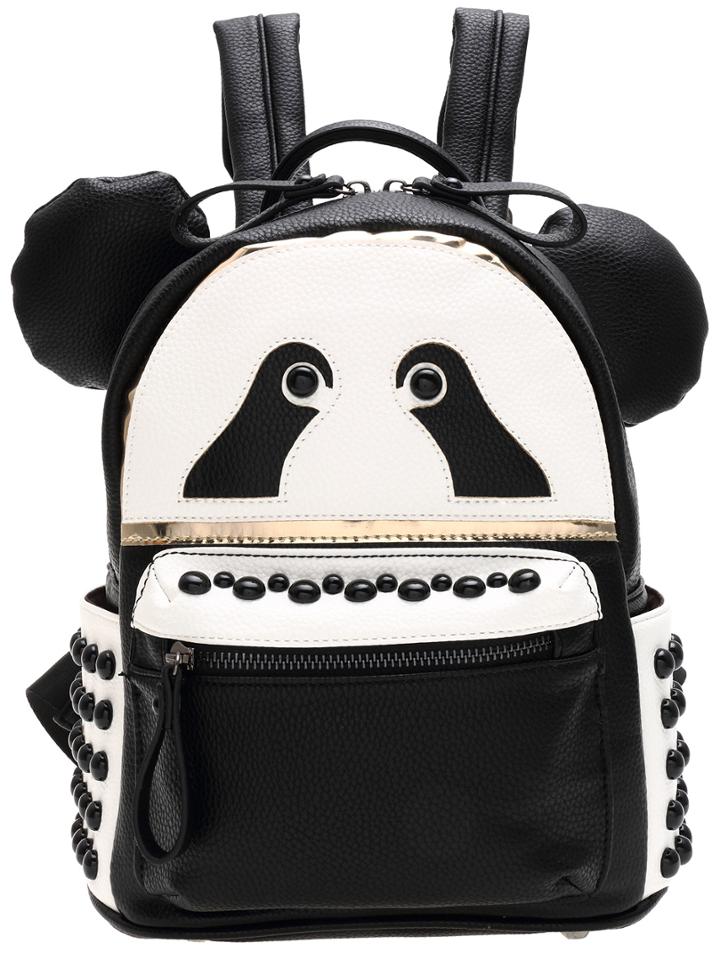 Shein Color-block Bead Bear Shaped Pu Backpacks