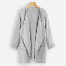 Shein Pocket Side Waterfall Outerwear