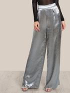 Shein Invisible Zip Back Palazzo Pants