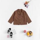 Shein Toddler Boys Pocket Front Single Breasted Outerwear