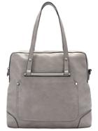 Shein Grey Classic Metal Embellished Pu Shoulder Bag