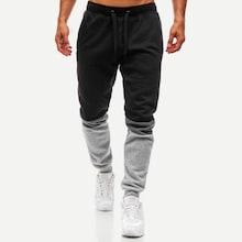 Shein Men Cut And Sew Panel Drawstring Waist Pants