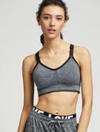 Shein Grey Contrast Trim Sport Crop Tank Top