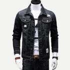 Shein Men Embroidery Detail Patched Jacket