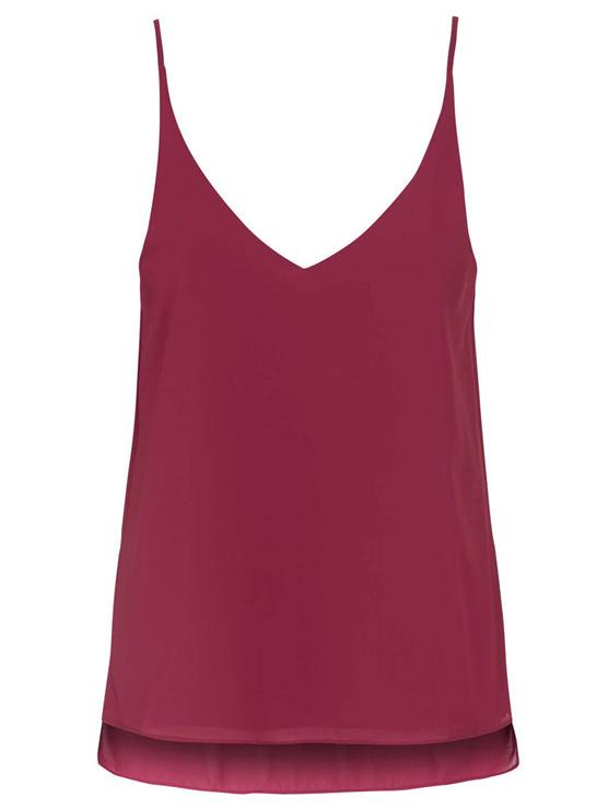 Shein Red Spaghetti Strap Loose Cami Top