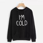 Shein Plus Letter Print Pocket Front Hooded Sweatshirt