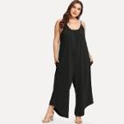 Shein Plus Drop Crotch Cami Jumpsuit