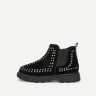 Shein Toddler Girls Studded Decorated Ankle Boots