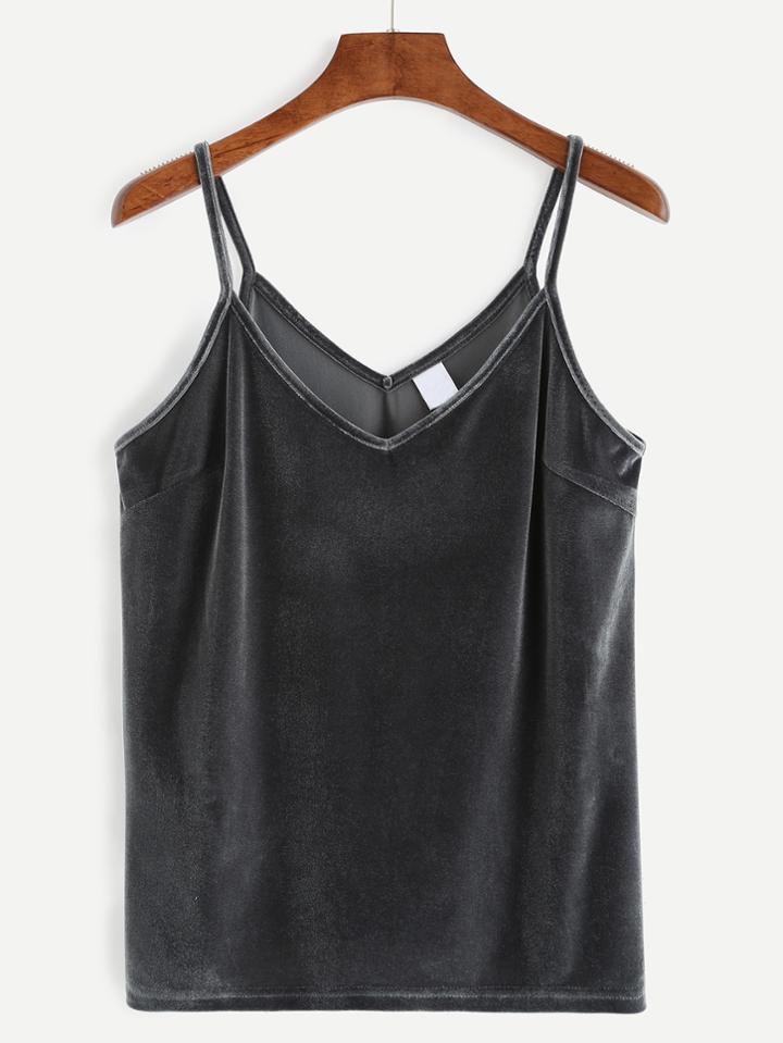 Shein Velvet Cami Top