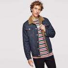 Shein Men Button & Pocket Front Denim Jacket