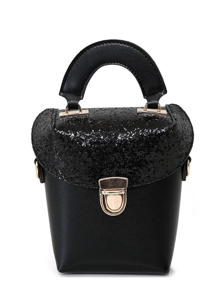 Shein Sequin Decorated Flap Box Bag